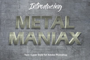 10 Metalic Chrome Layer Style