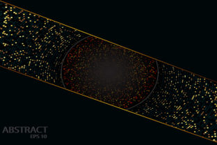 Abstract Dark-3d-background-greeting: Elevating Holiday Design