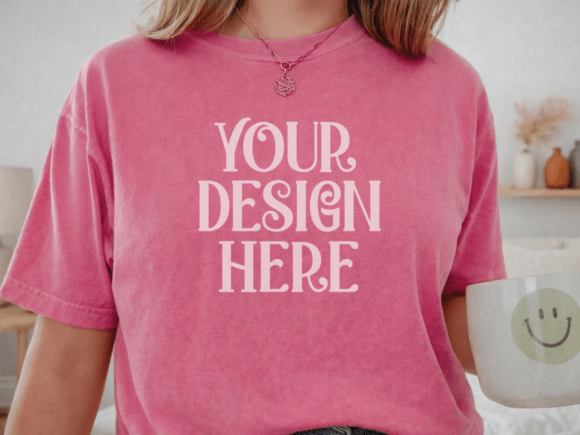 Comfort Colors 1717 Crunchberry Mockup