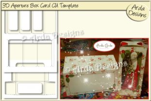 Design Your Own 3D Aperture Box Card Template