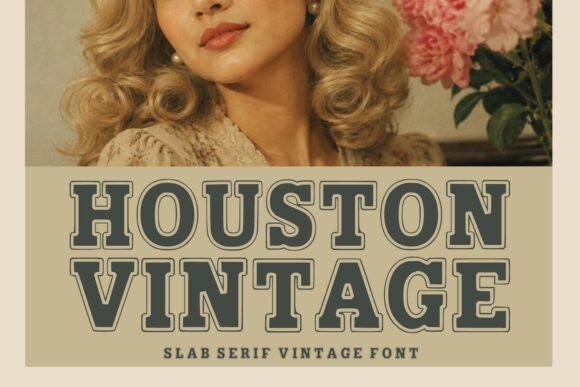 Houston Vintage: A Bold Typeface for Authentic Branding and Timeless Design