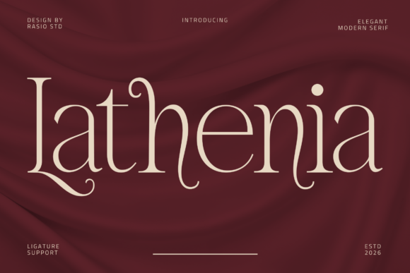 Lathenia: Elevate Your Brand with Romantic Editorial Charm