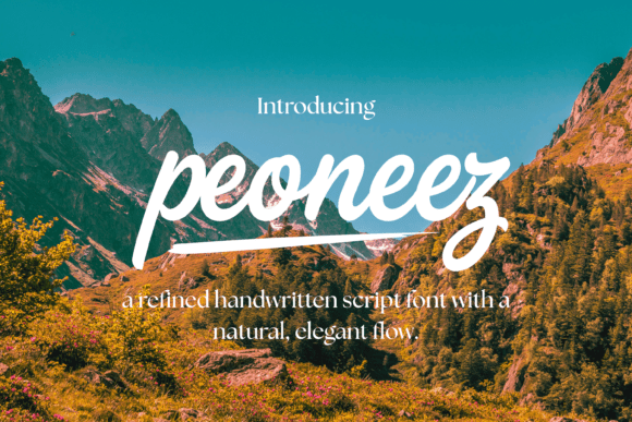 Peoneez: Elevate Your Brand with Nature-Inspired Typography