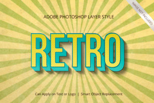 Photoshop Vintage Retro Text Effect Layer