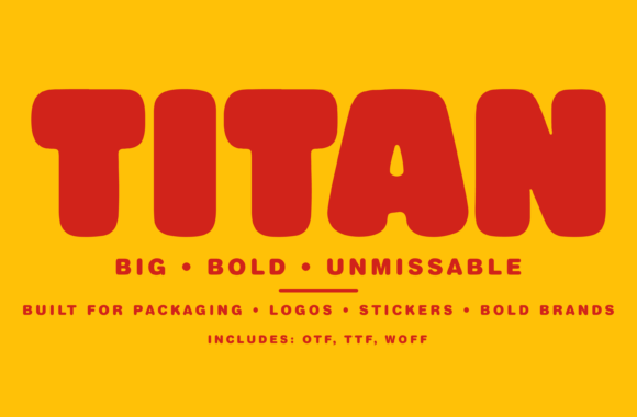 Titan: The Bold Display Font Redefining Modern Brand Visibility